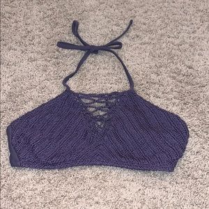 Purple Bikini Top